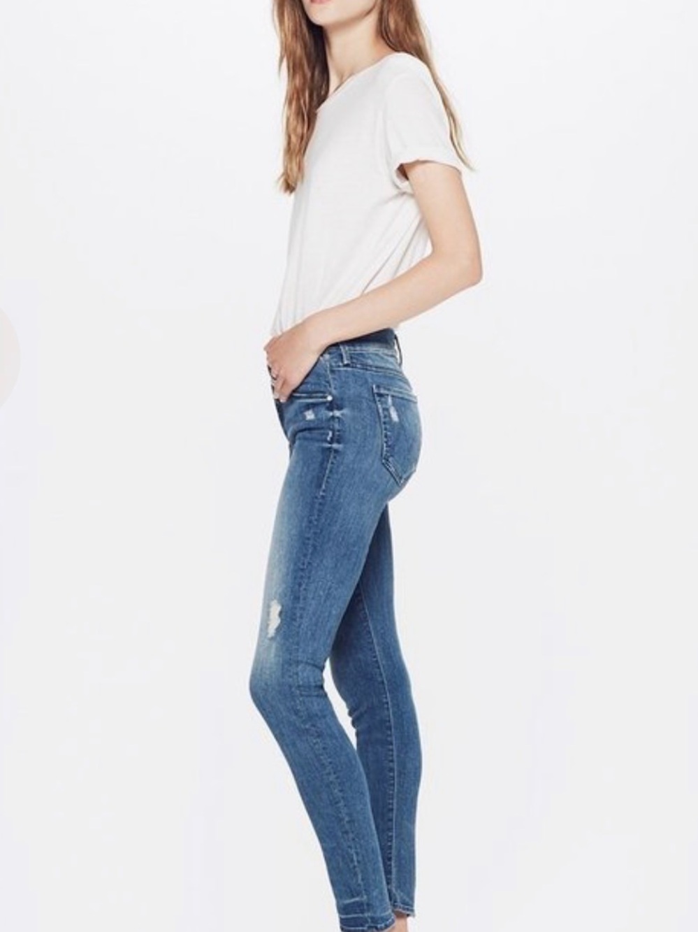 Mother Denim The Looker Graffiti Girl Stretch Denim 29 - Picture 2 of 13